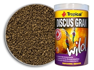 Tropical Premium Line Discus Gran Wild 250ml/110gr - mangime granulare con astaxantina che intensifica i colori dei Discus