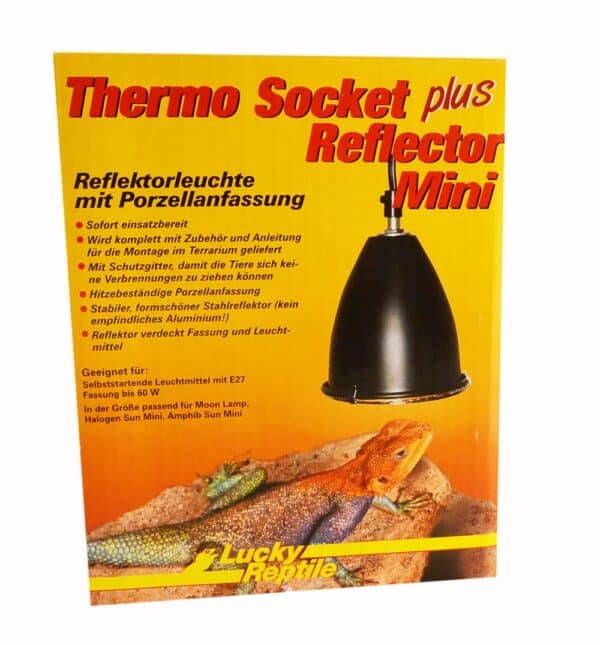 Lucky Reptile - Thermo Socket Plus + Reflector Mini - Riflettore luce