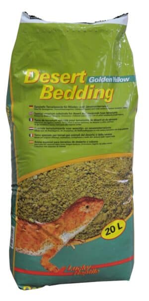 Lucky Reptile - Desert Bedding, Substrato per terrari deserticoli e di savana  20 L ''Golden Yellow''