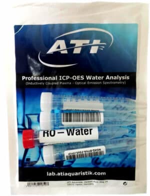 ATI LAB - ICP/OES - 1 SET (3 provette per acquario + 1 provetta per osmosi)
