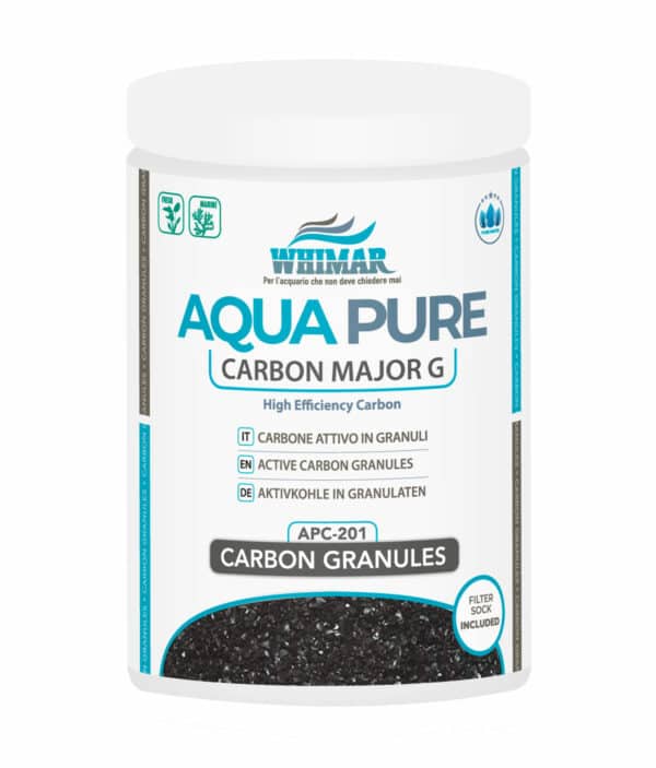Whimar AquaPure Carbon Major G 1000ml/500gr - carbone superattivo granulare a base di gusci di cocco ( assorbimento iodio 1200mg/l )