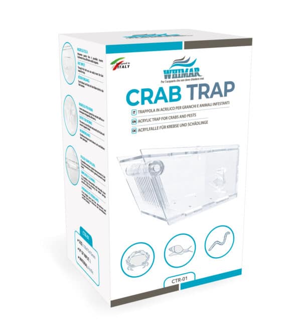 Whimar - Crab Trap - Trappola in acrilico per granchi e vermi infestanti