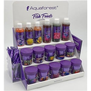 Aquaforest - Fish Foods Stand, Espositore promo Set 2
