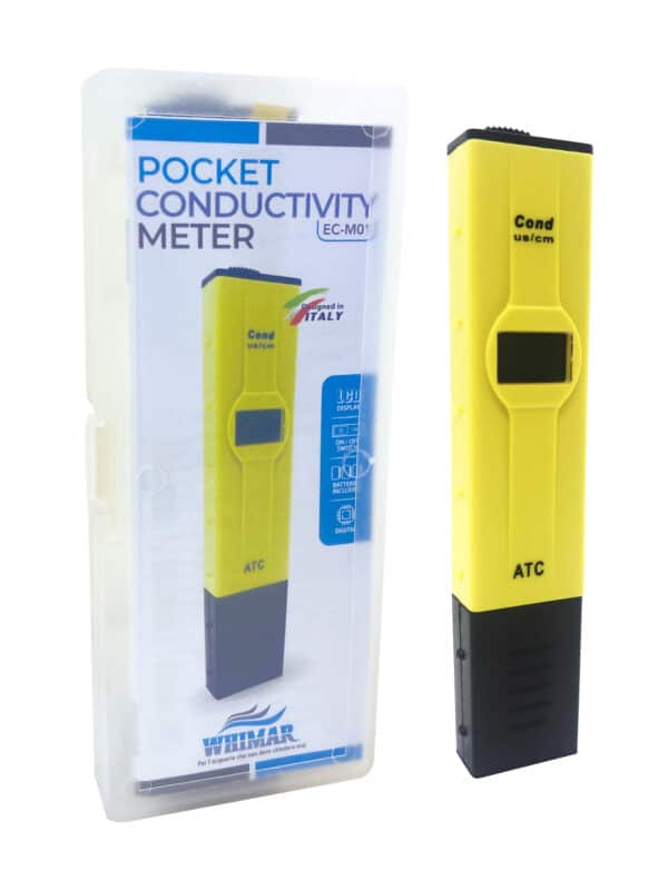 Whimar Pocket Conductivity Meter EC-M01 - Pocket Conductivity Meter with Automatic Temperature Compensation