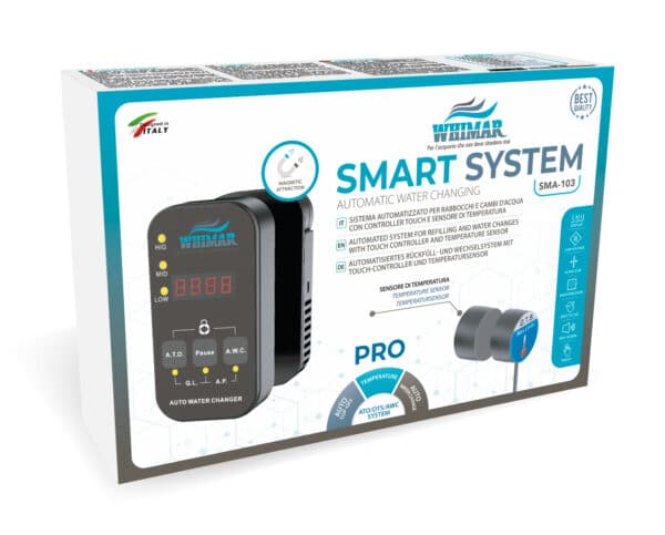 Whimar Smart System AWC Pro con display e controllo della temperatura - sistema per la gestione automatica dei cambi d'acqua