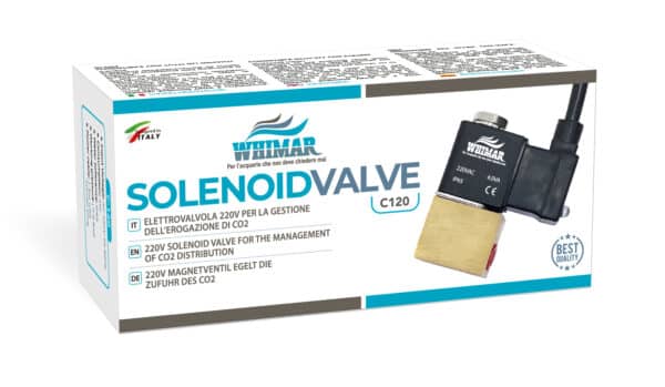 Whimar - Solenoid Valve - Elettrovalvola 220V con LED di funzionamento