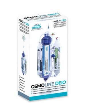 Whimar - OsmoLine Deio Plus 75 - impianto osmosi in linea 4 stadi con membrana Pentair e post-filtro deionizzante
