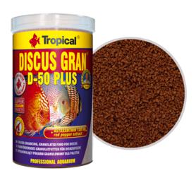 Tropical Professional Line Discus Gran D-50 Plus 100ml/44gr - New Formula granulated food with astaxanthin that intensifies the colours of Discus