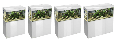 Aquael - Aquarium Set Glossy ST 80 D&N WHITE 80 x 35 x 54 cm, 125L