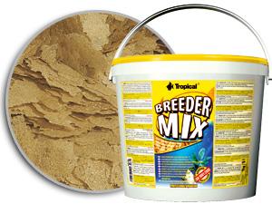 Tropical Premium Breeder Mix Flakes Secchiello 5 Litri /1Kg mangime in scaglie ricco di ingredienti per allevatori professionisti