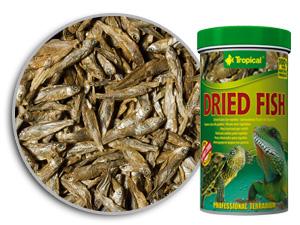 Tropical Reptiles Line Dried Fish 100ml/15 - mangime multi-ingrediente con gamberetti per tartarughe acquatiche